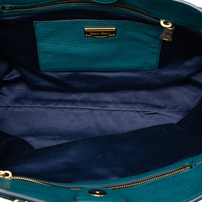 Large Vitello Daino Convertible Shopper Tote - Image 4