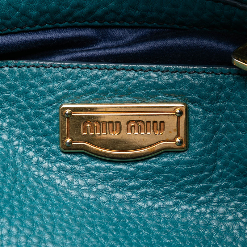 Large Vitello Daino Convertible Shopper Tote - Image 5