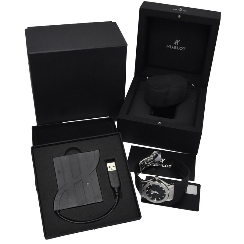 Hublot Classic Fusion Black Magic Automatic Ceramic And Rubber Watches