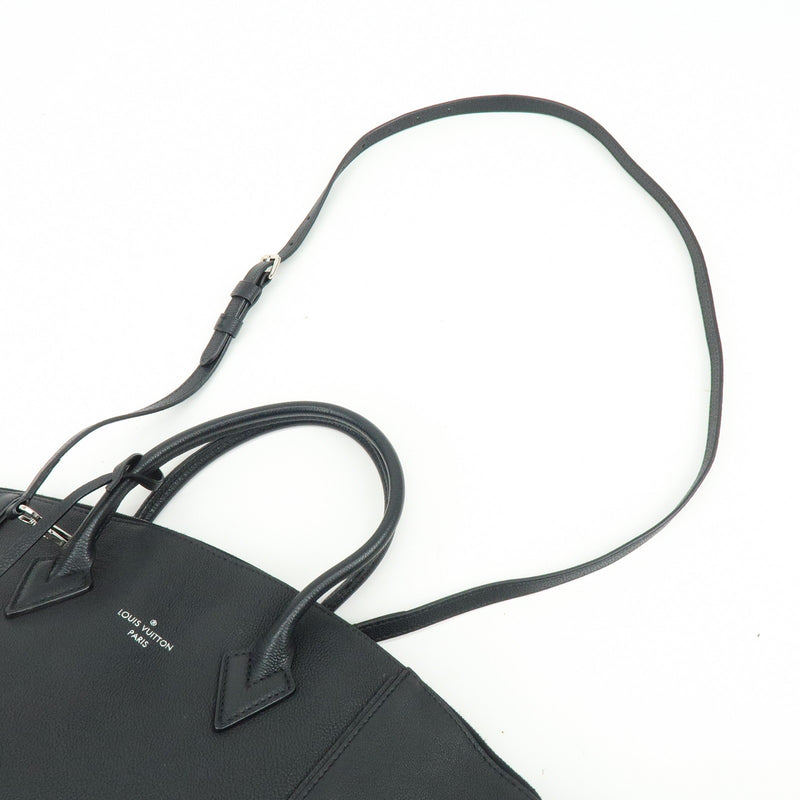 Louis Vuitton Soft Lockit Leather Black Bag