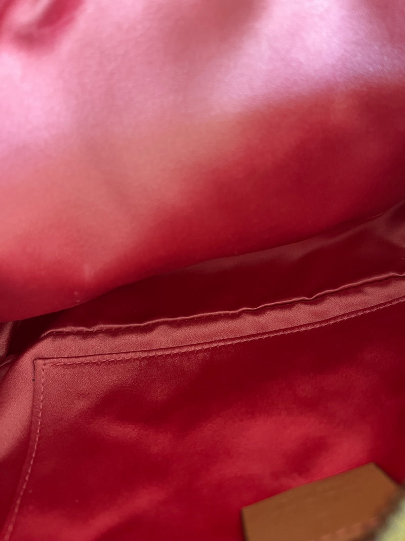Gucci Pearly Gg Marmont Embellished Matelasse Leather Gold Bag