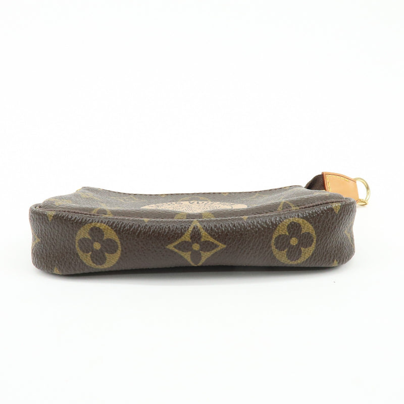 Louis Vuitton Pochette Accessoires Limited Edition Monogram Canvas Brown Bag