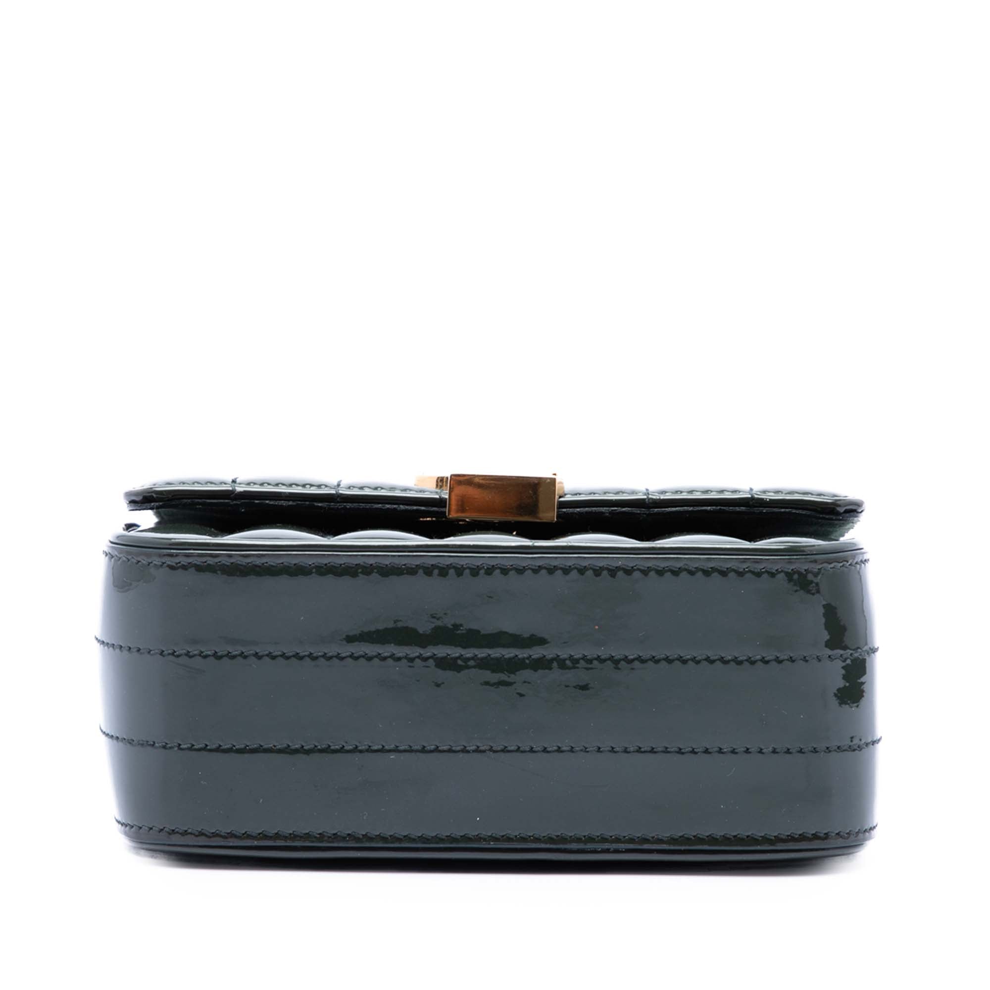 Small Patent Monogram Vicky Chain Bag - Image 3