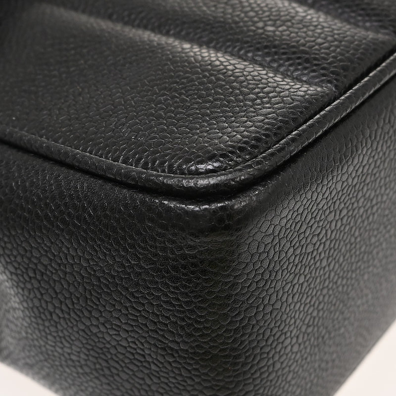 Chanel Classic Flap Vertical Quilted Caviar Black Calfskin Bag