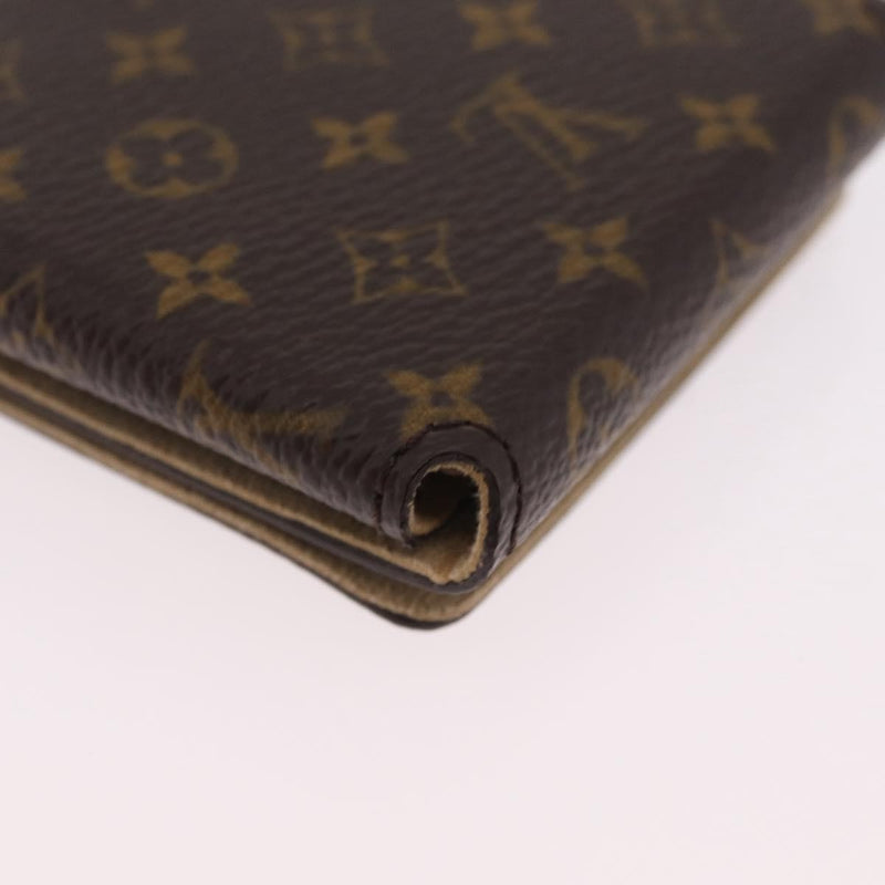Louis Vuitton Folding Jewelry Case Monogram Canvas Brown Accessory