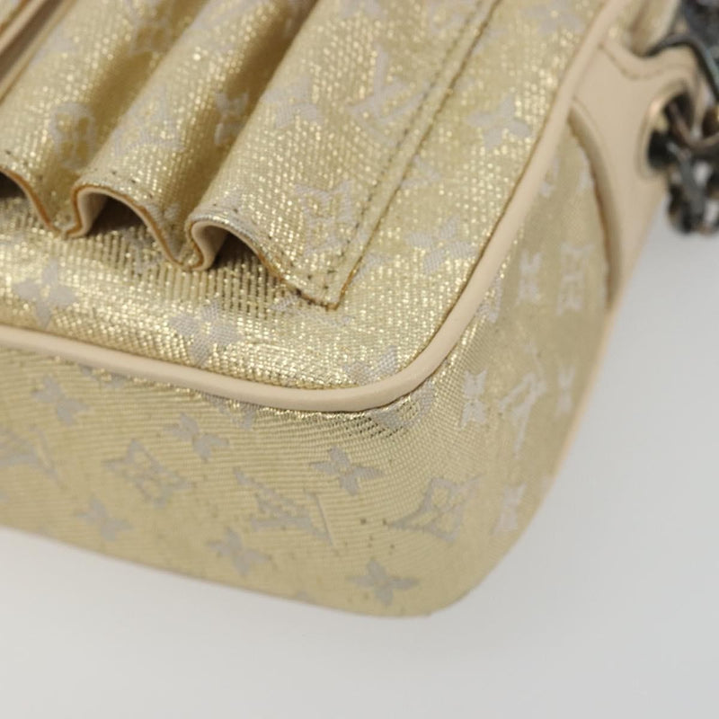 Louis Vuitton Mckenna Mini Lin Gold Canvas Bag