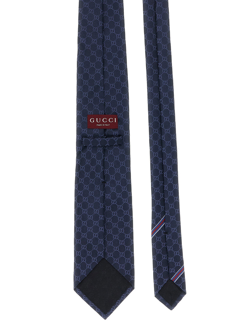 Gucci Double G Necktie — Navy Neckties