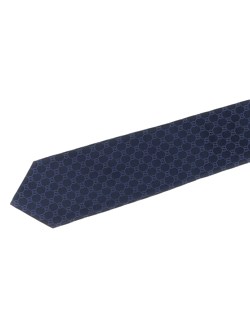Gucci Double G Necktie — Navy Neckties