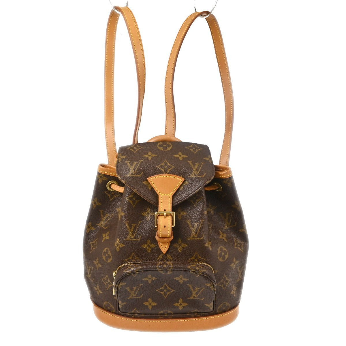 Louis Vuitton Vintage Montsouris Monogram Canvas Brown Bag