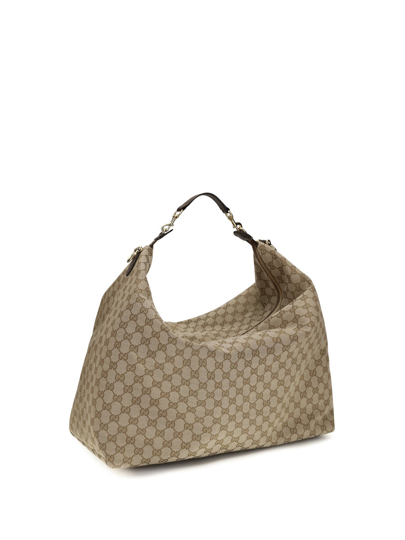 Gucci Brera Shoulder Bag — Beige Fabric
