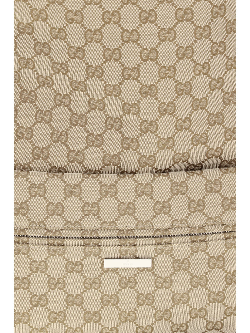 Gucci Tag Backpack — Beige Polyester; Cotton; Polyamide