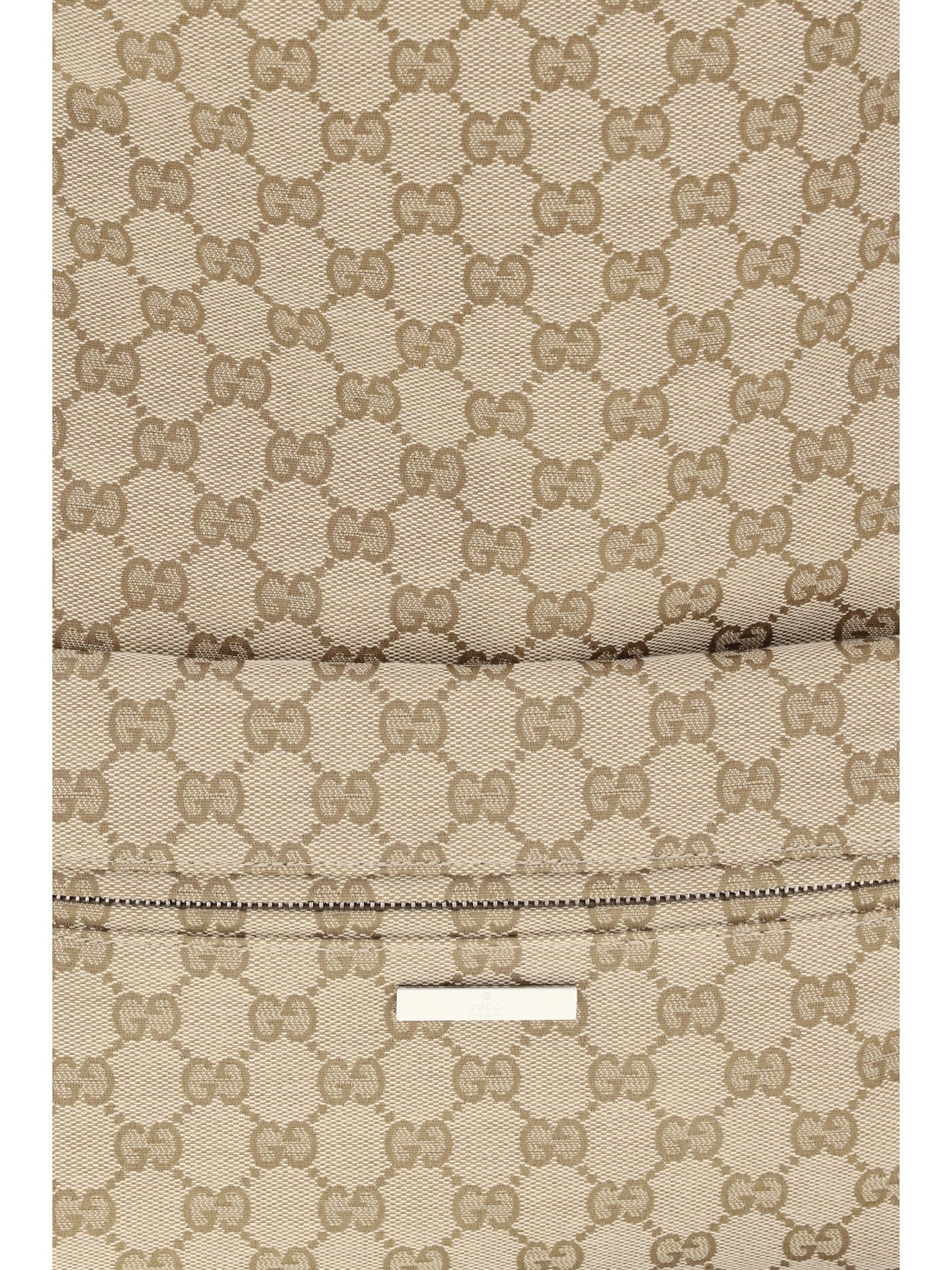 Gucci Tag Backpack — Beige Polyester
