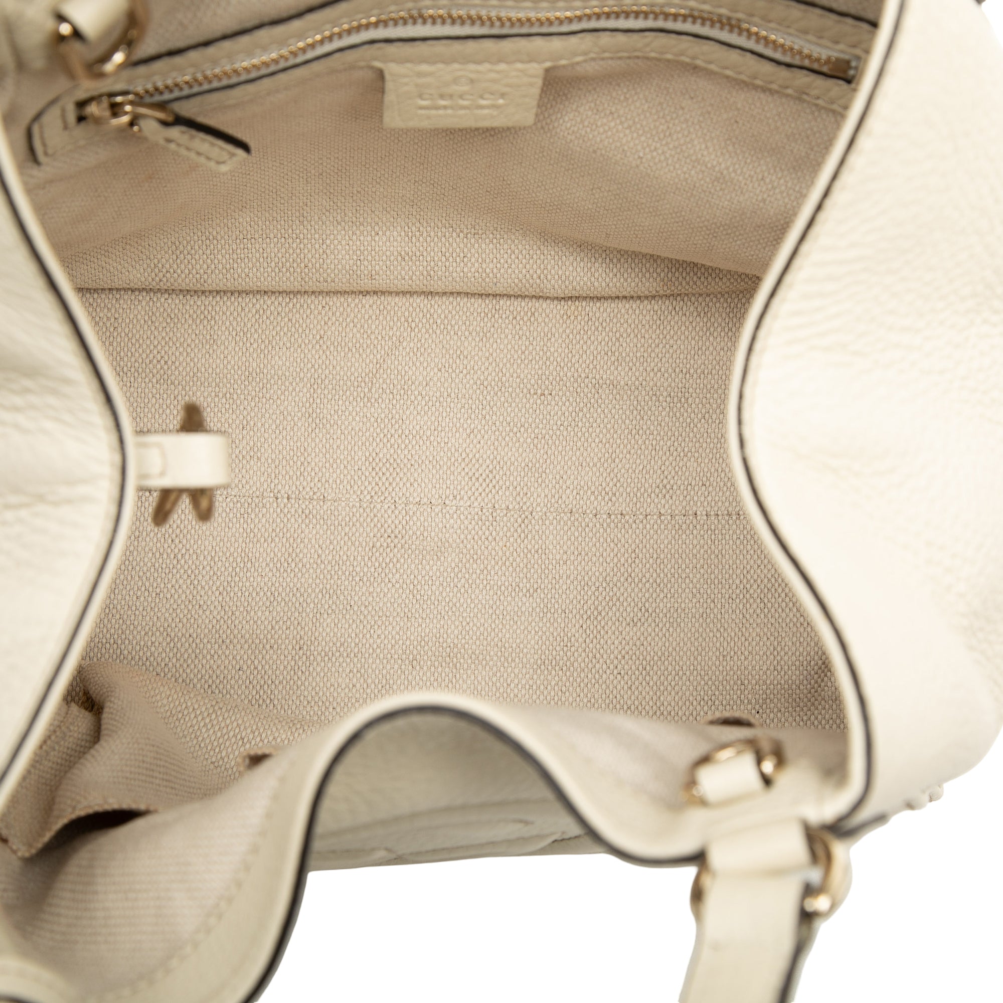 Small Leather Soho Satchel - Image 4