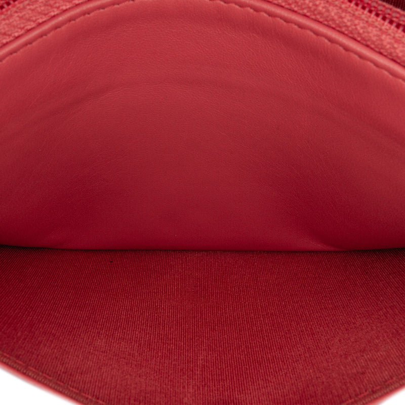 CC Quilted Lambskin Double Stitch Tassel Wallet On Chain - Image 7