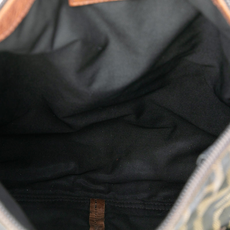 Zucca Canvas FF Flat Messenger Bag - Image 4