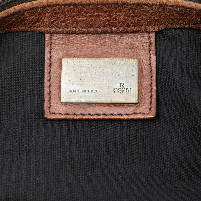 Zucca Canvas FF Flat Messenger Bag - Image 5