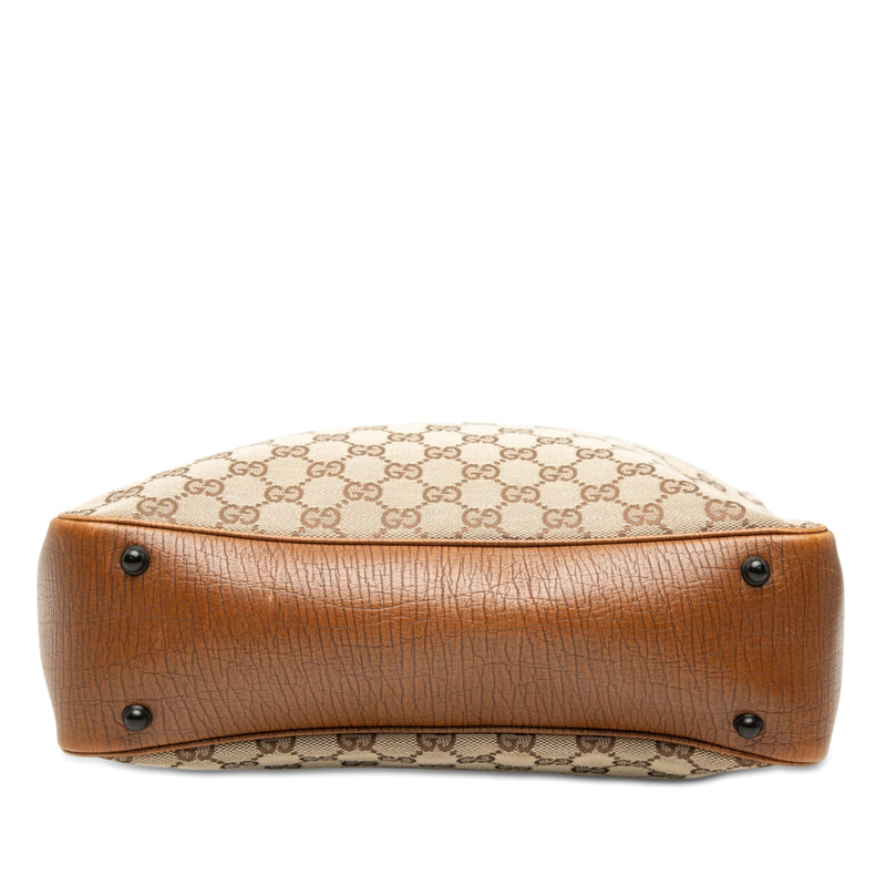 GG Canvas Bamboo Tote - Image 3