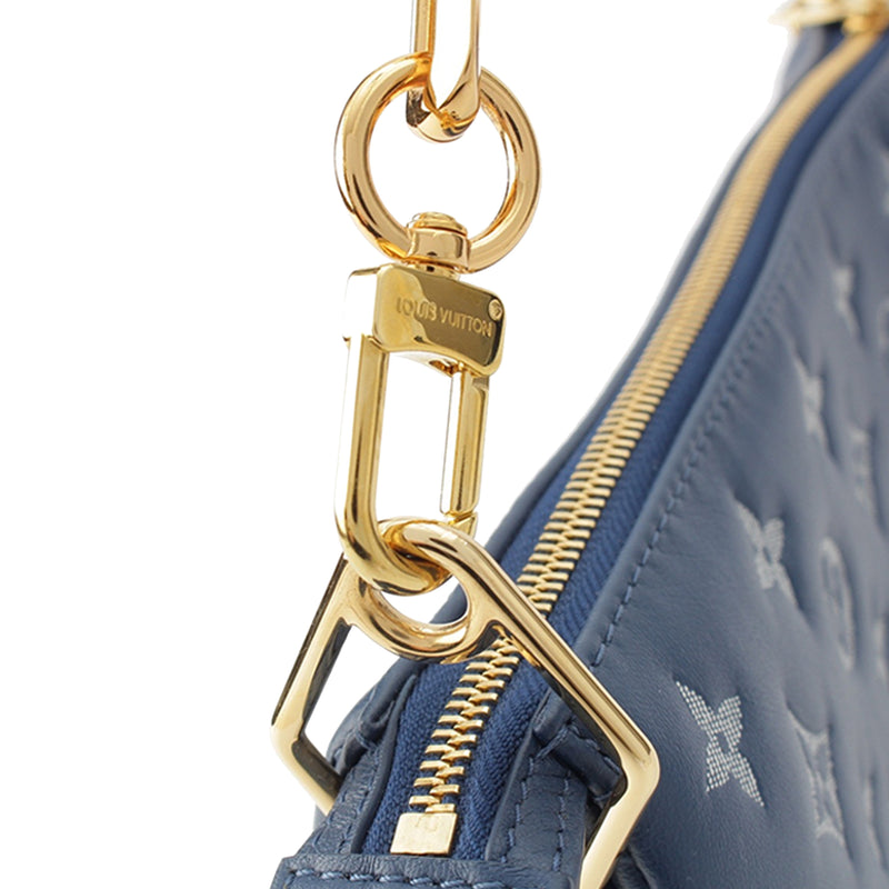 Monogram Embossed Denim Lambskin Coussin PM - Image 12