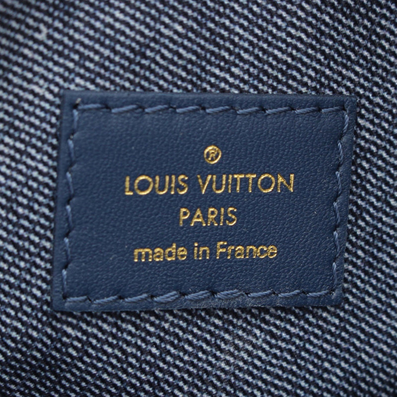 Monogram Embossed Denim Lambskin Coussin PM - Image 8