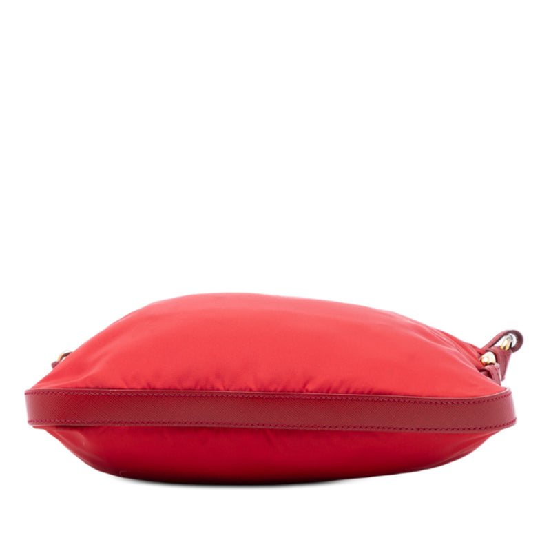 Saffiano Trimmed Tessuto Zip Top Crossbody - Image 3