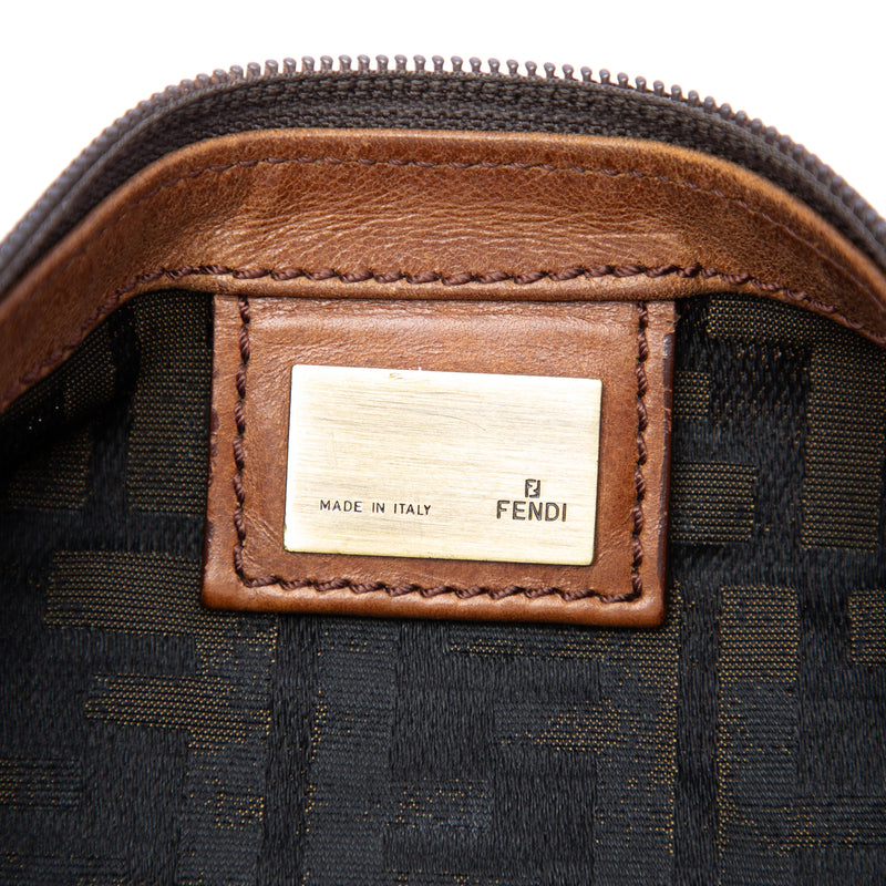 Zucca Canvas FF Flat Messenger Bag - Image 5