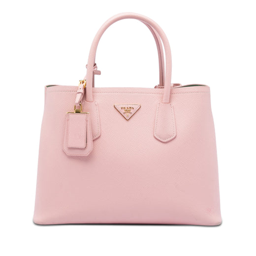 Medium Saffiano Cuir Double Satchel - Image 1