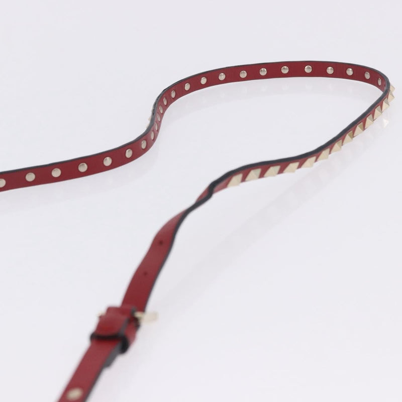 Valentino Garavani Rockstud Camera Leather Red Bag