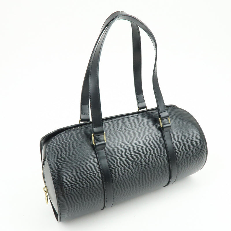 Louis Vuitton Soufflot Epi Leather Black Bag