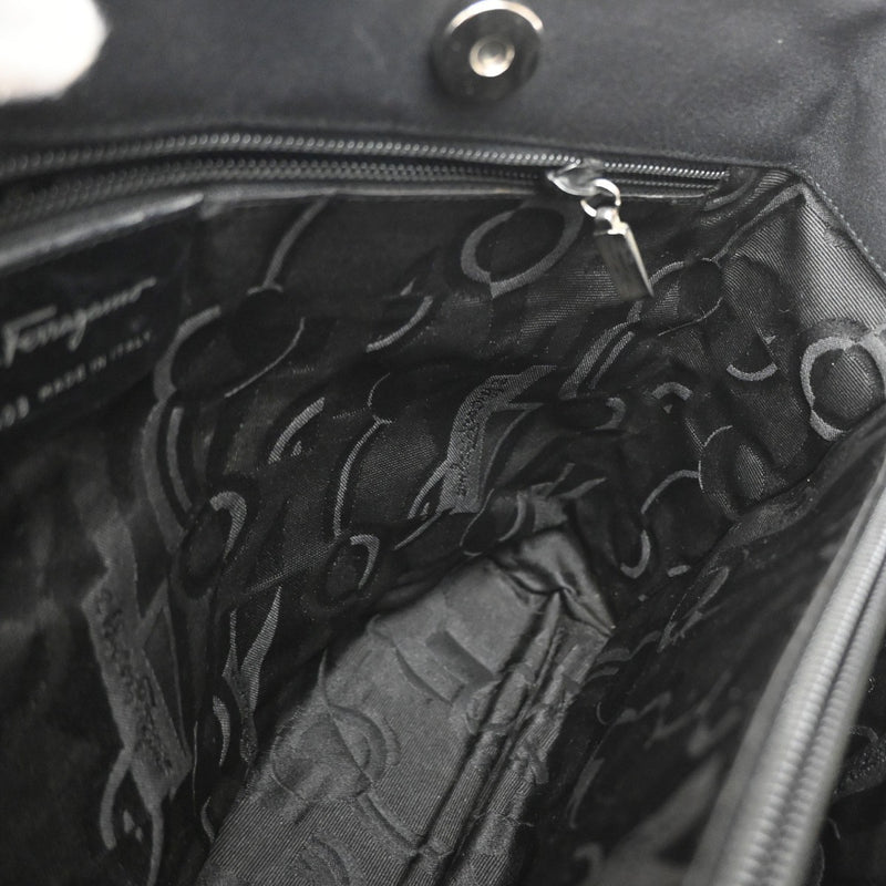 Salvatore Ferragamo Vala Tote Nylon Black