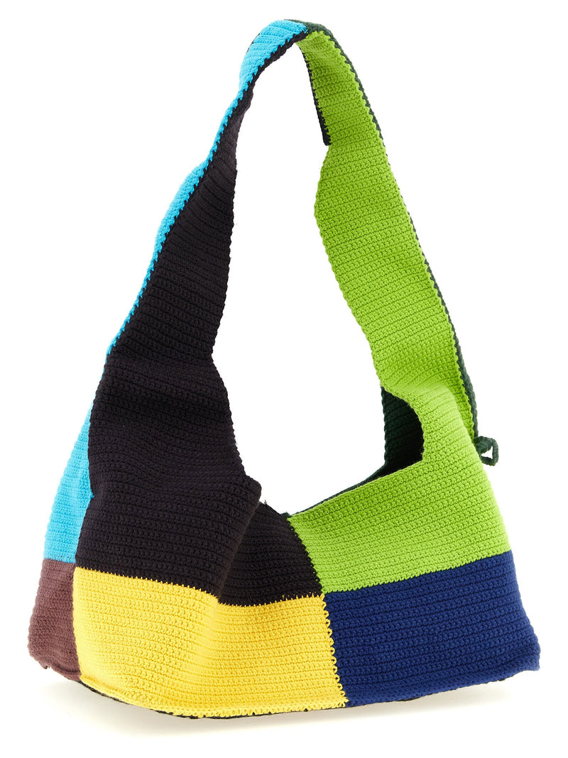 Vivienne Westwood Ellie Shoulder Bag — Multi Pure Cotton Crochet