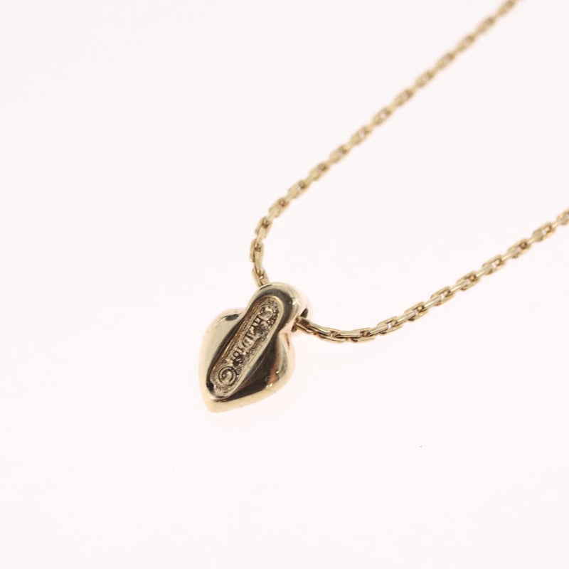 Christian Dior Logo Heart Pendant Metal Gold Bijoux