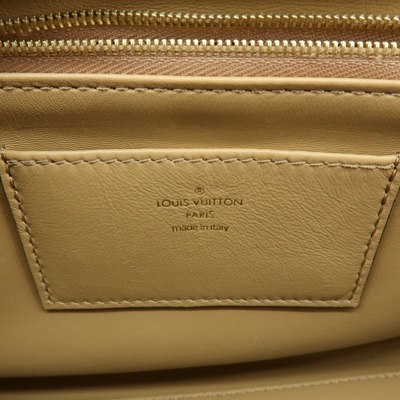 Louis Vuitton Go-14 Nm Malletage Leather Beige Bag