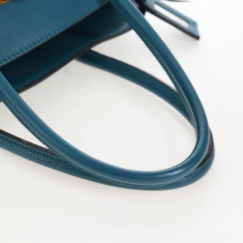 Louis Vuitton Milla Veau Nuage Calfskin Blue Leather Bag