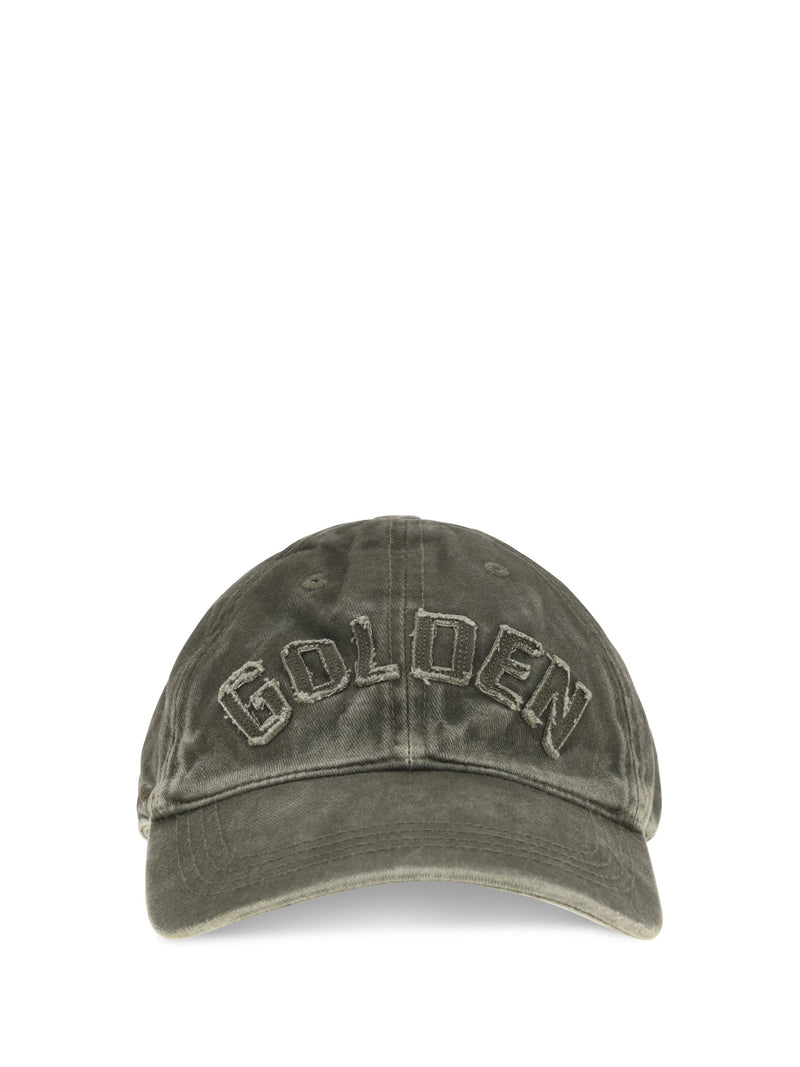 Golden Goose Gup02837p002734 Baseball Cap — Brown Cotton Caps