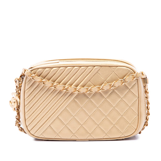 Small Quilted Lambskin Coco Boy Camera Bag - Image 1