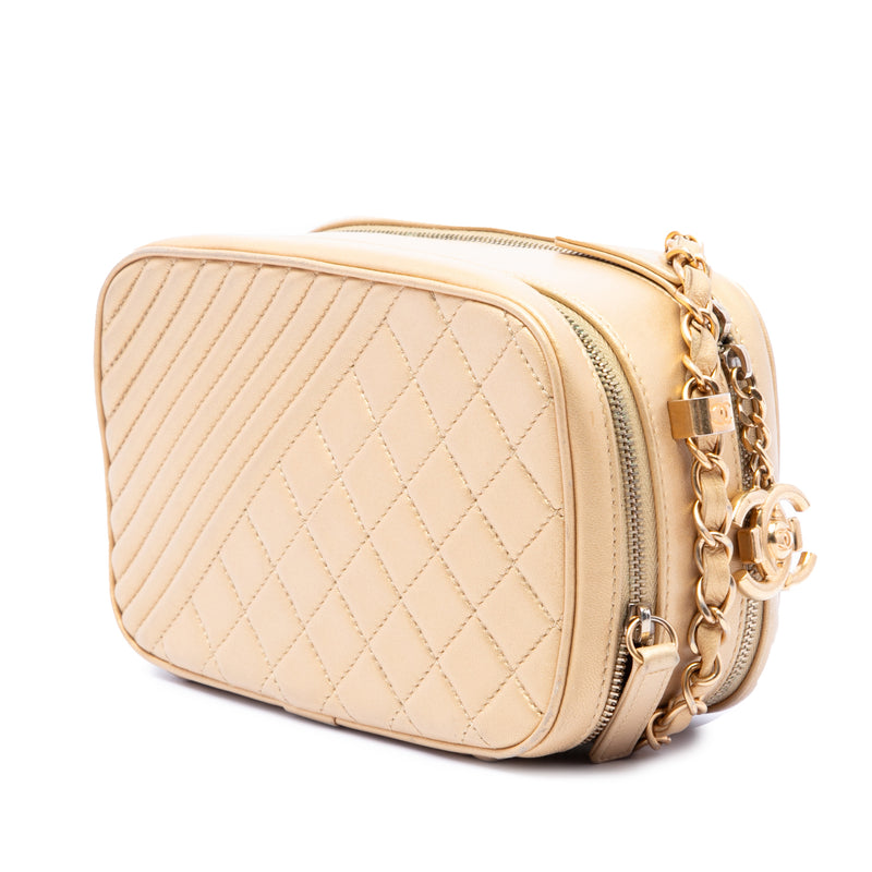 Small Quilted Lambskin Coco Boy Camera Bag - Image 2