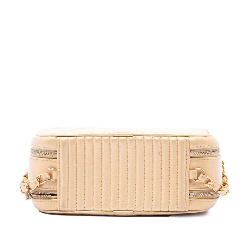 Small Quilted Lambskin Coco Boy Camera Bag - Image 3