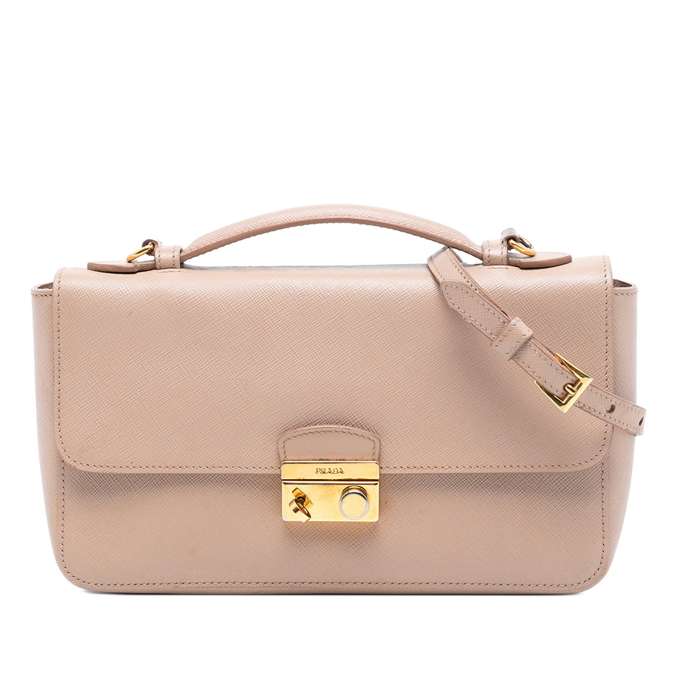 Saffiano Sound Lock Satchel - Image 1