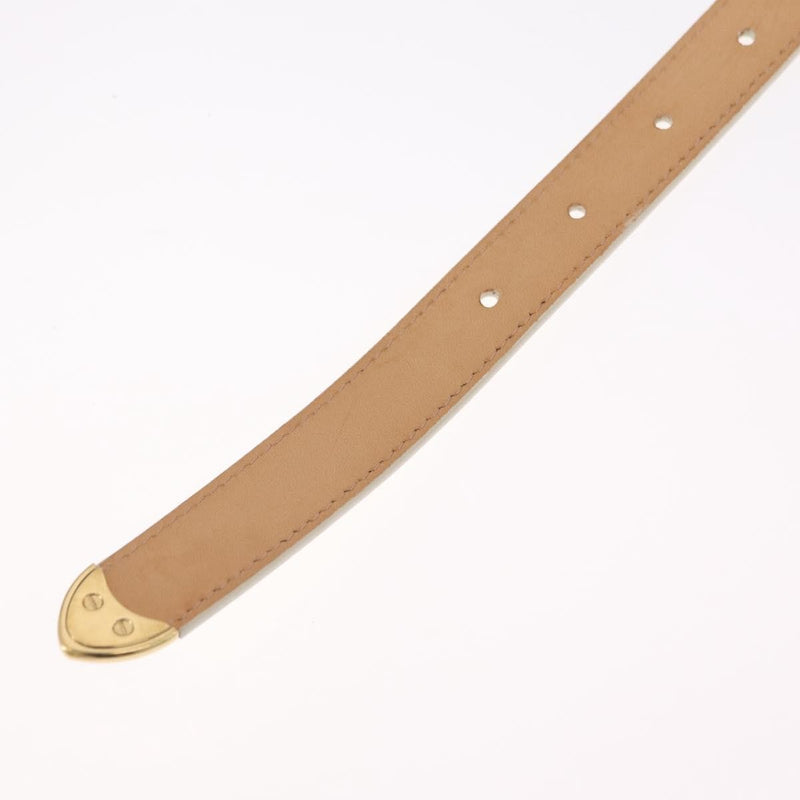 Louis Vuitton Vernis Belt Lv Monogram Beige Patent_leather