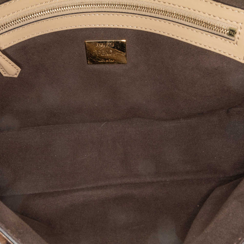 Shearling Pequin Baguette Satchel - Image 4