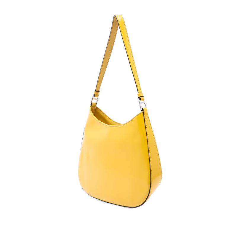 Brushed Leather Cleo Shoulder Bag - Image 2