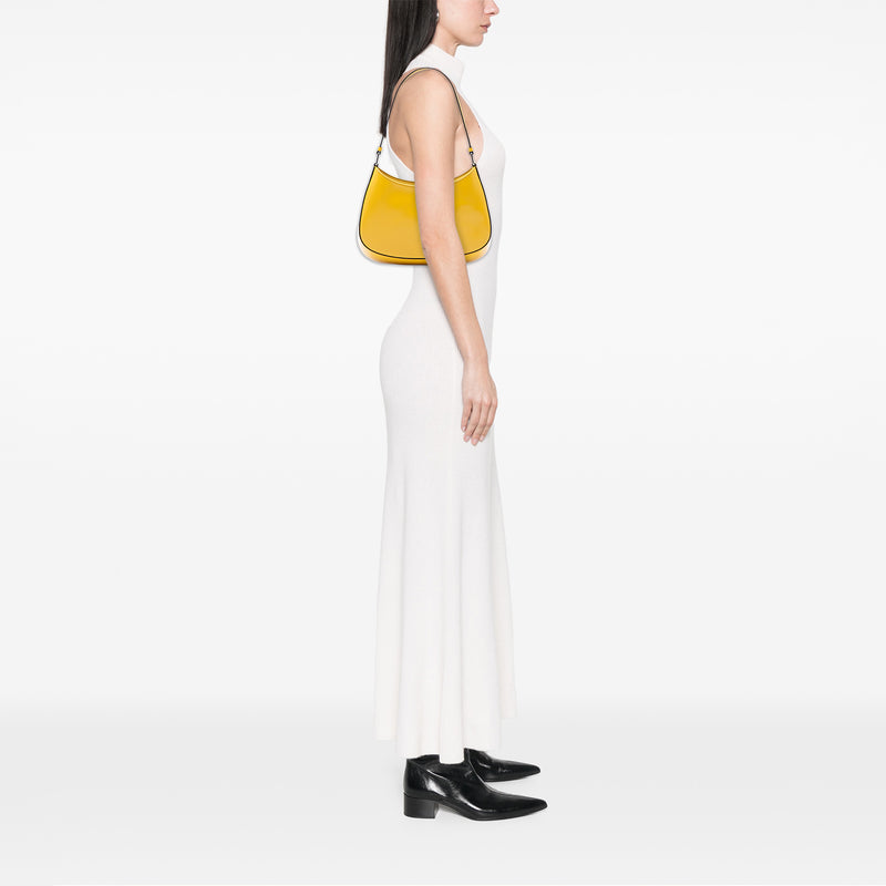 Brushed Leather Cleo Shoulder Bag - Image 6