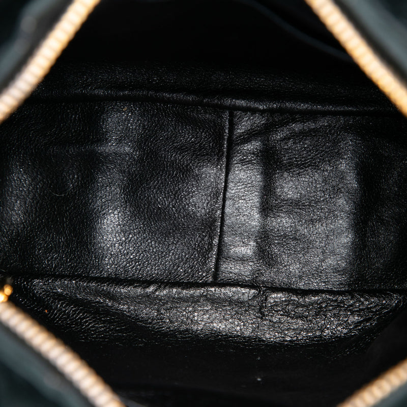 CC Quilted Velvet Handbag - Image 4