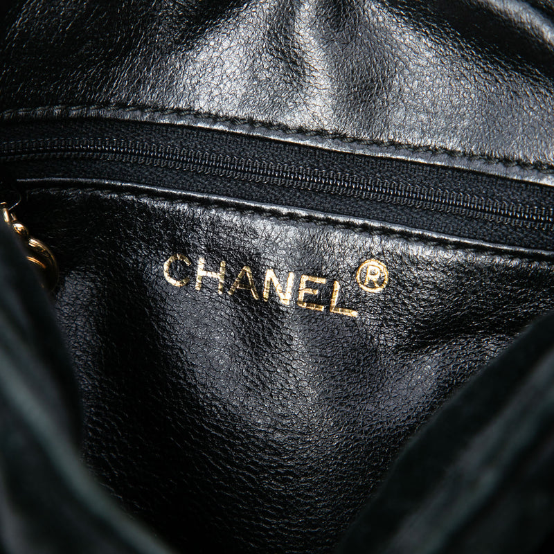 CC Quilted Velvet Handbag - Image 5