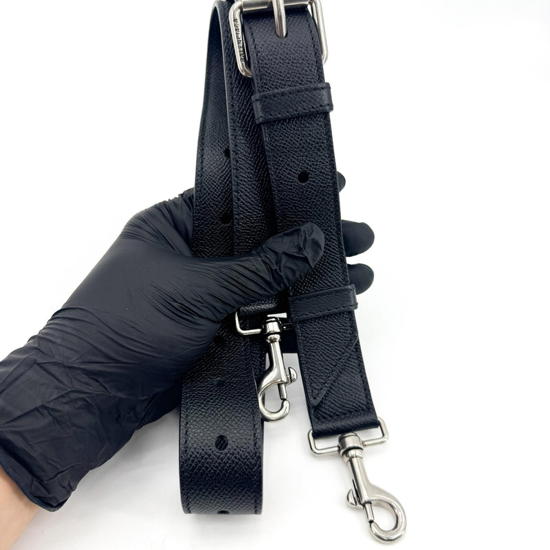 Balenciaga Hourglass Chain Leather Black Bag