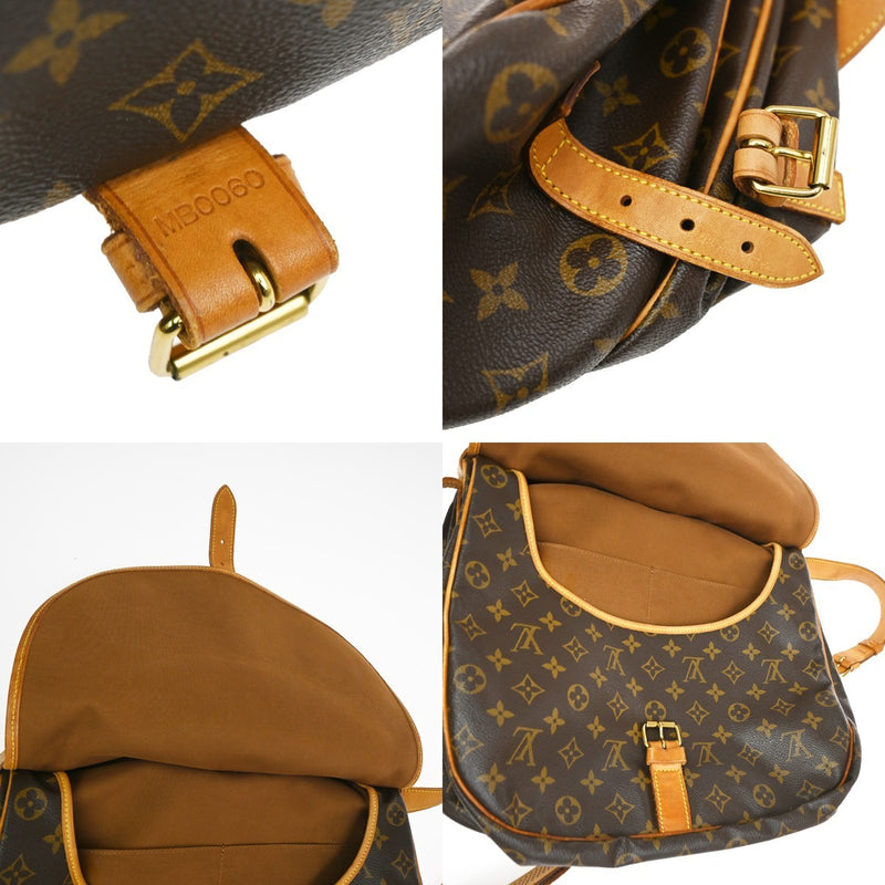 Louis Vuitton Saumur Monogram Canvas Brown Bag