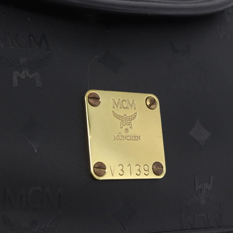 Mcm Visetos Leather Black Bag