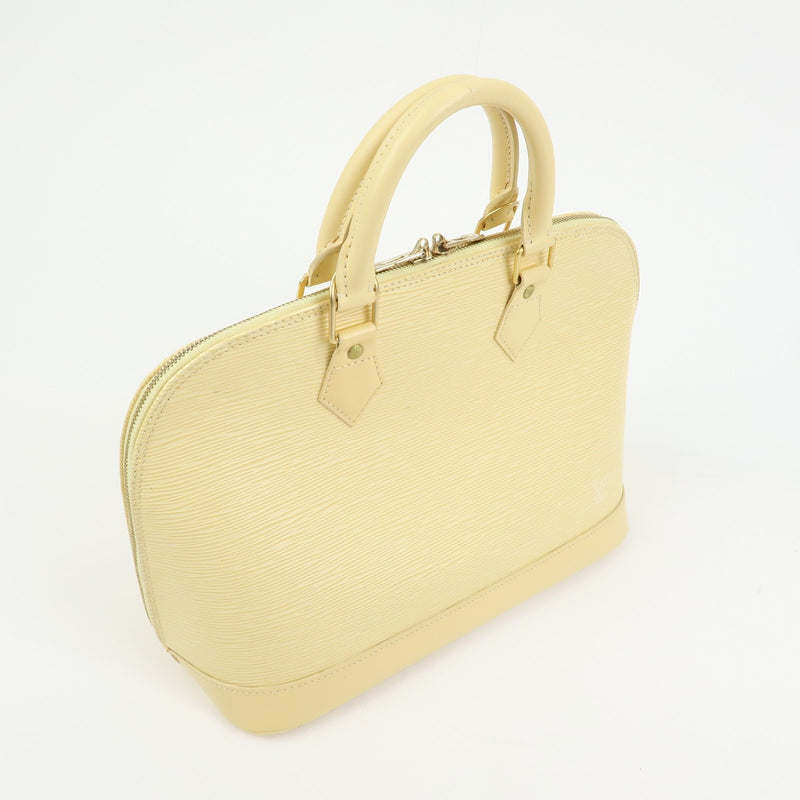 Louis Vuitton Alma Epi Leather Beige Bag