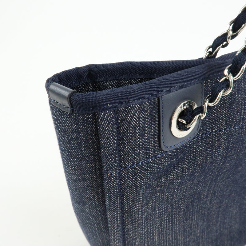 Chanel Deauville Denim Blue Denim_jeans Bag