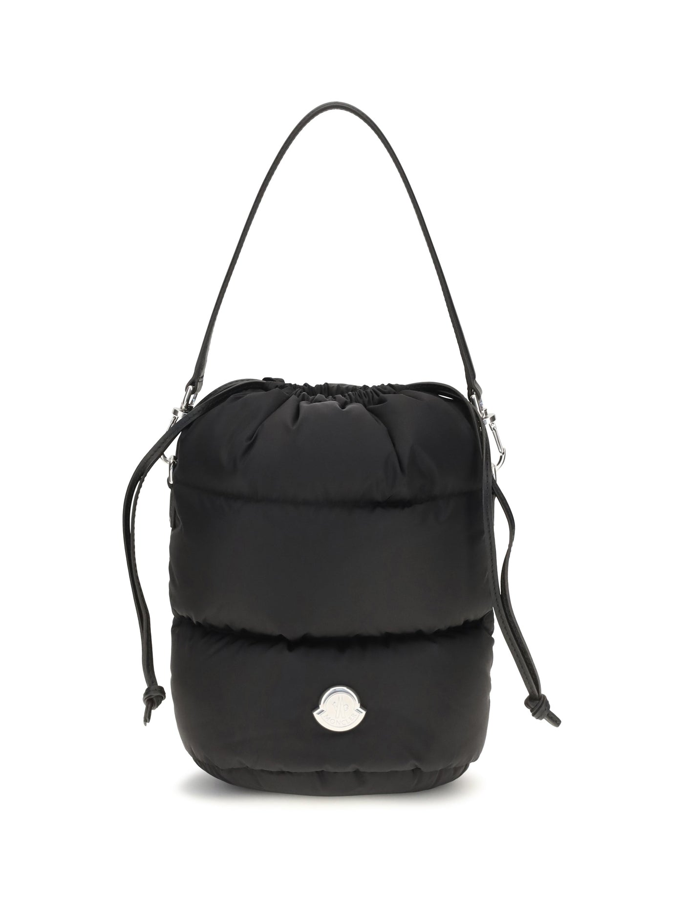 Moncler Caradoc Bucket Bag — Black Nylon